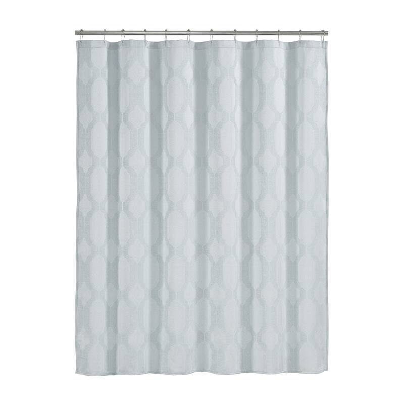 J. Queen New York Soho Woven Jacquard Shower Curtain