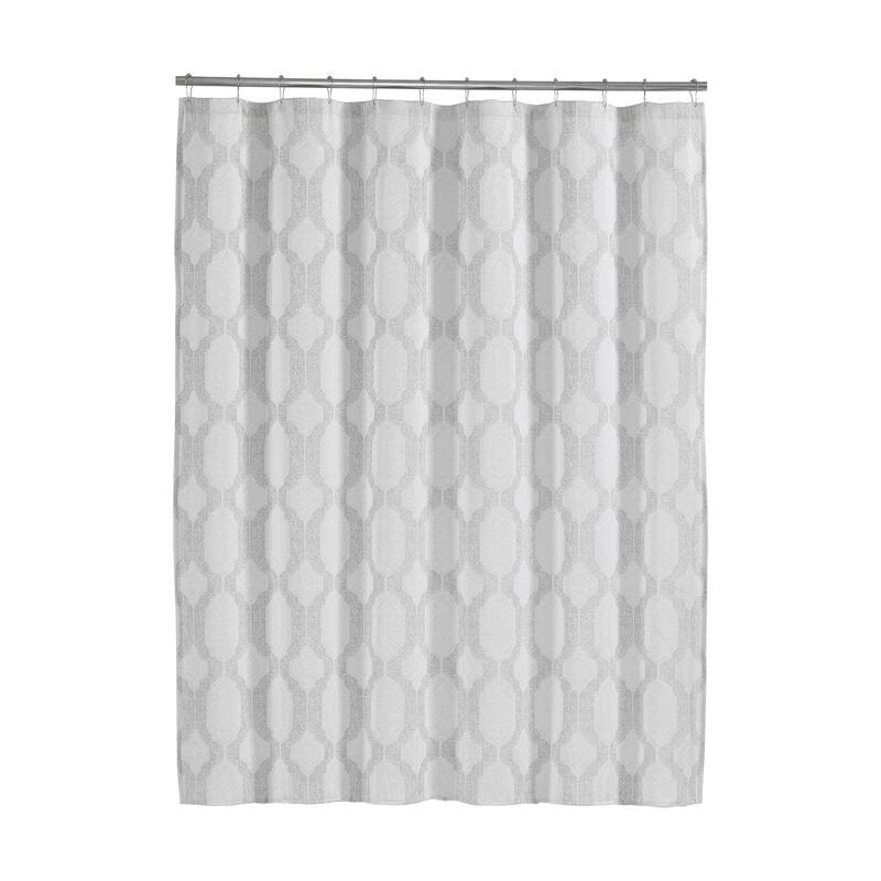 J. Queen New York Soho Woven Jacquard Shower Curtain