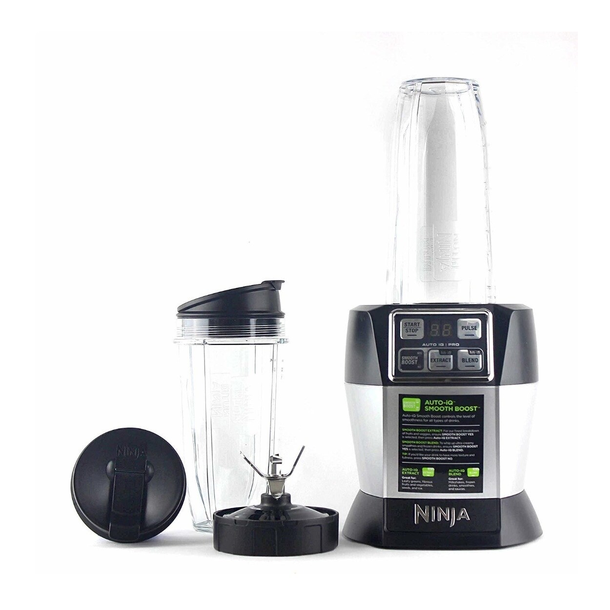 Nutri Ninja Bl487t Auto Iq Pro Complete Personal Blender Refurbished Overstock