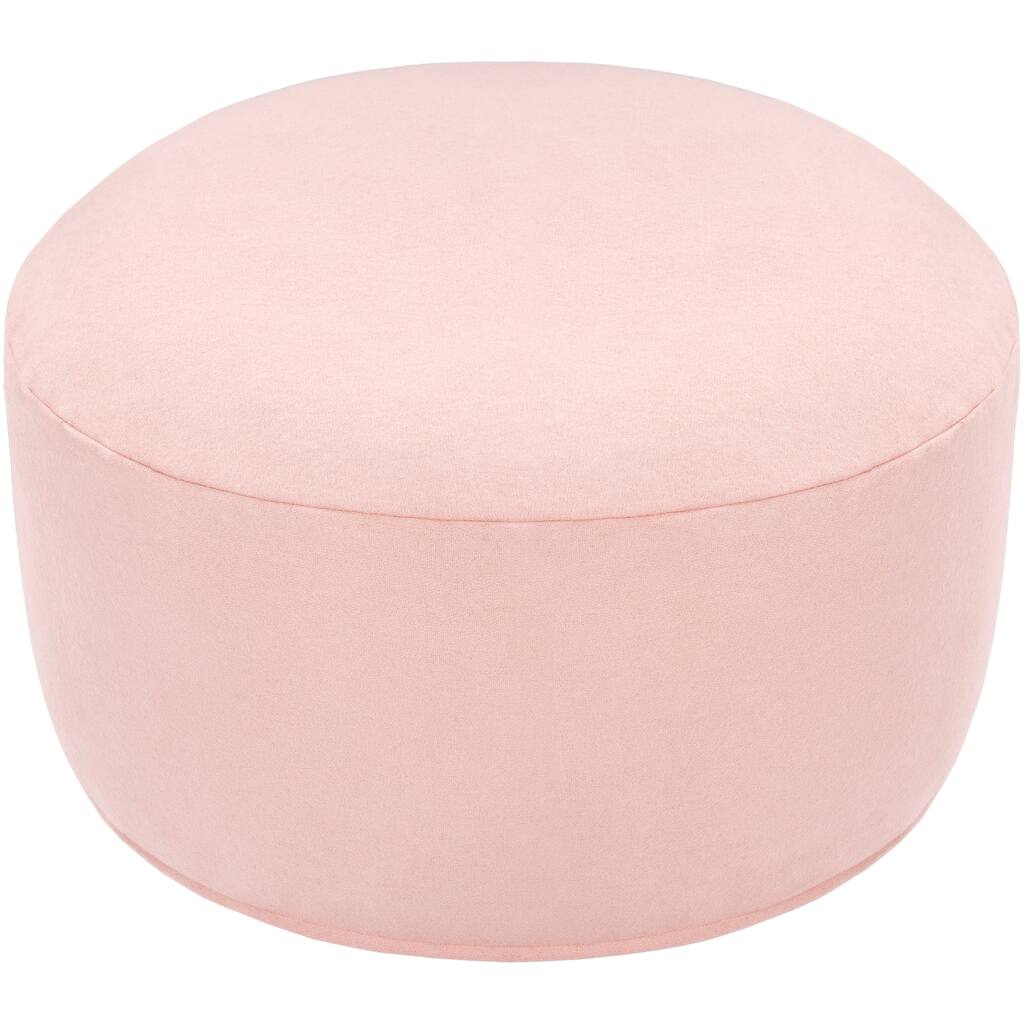 Amaya Modern Solid 30-inch Cylinder Pouf
