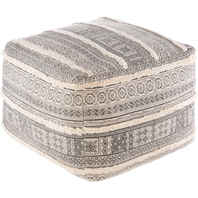 Unso Bohemian 20-inch Rectangle Pouf