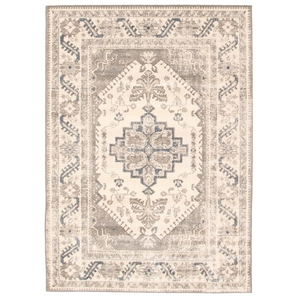 Handmade Amelia Grey Rug - ECARPETGALLERY - 6'7 x 9'6