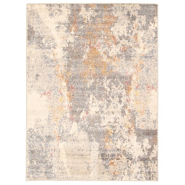 Handmade Azure Grey Rug - ECARPETGALLERY - 5'3 x 7'3