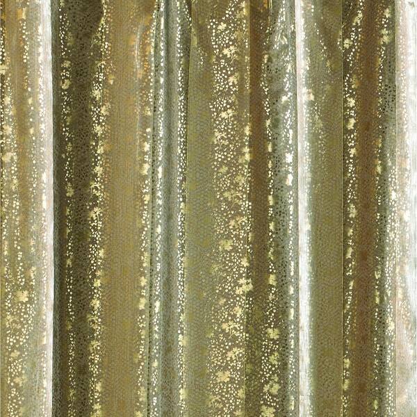 Shop City Scene Sheer Bliss Gold 72 X 72 Shower Curtain On