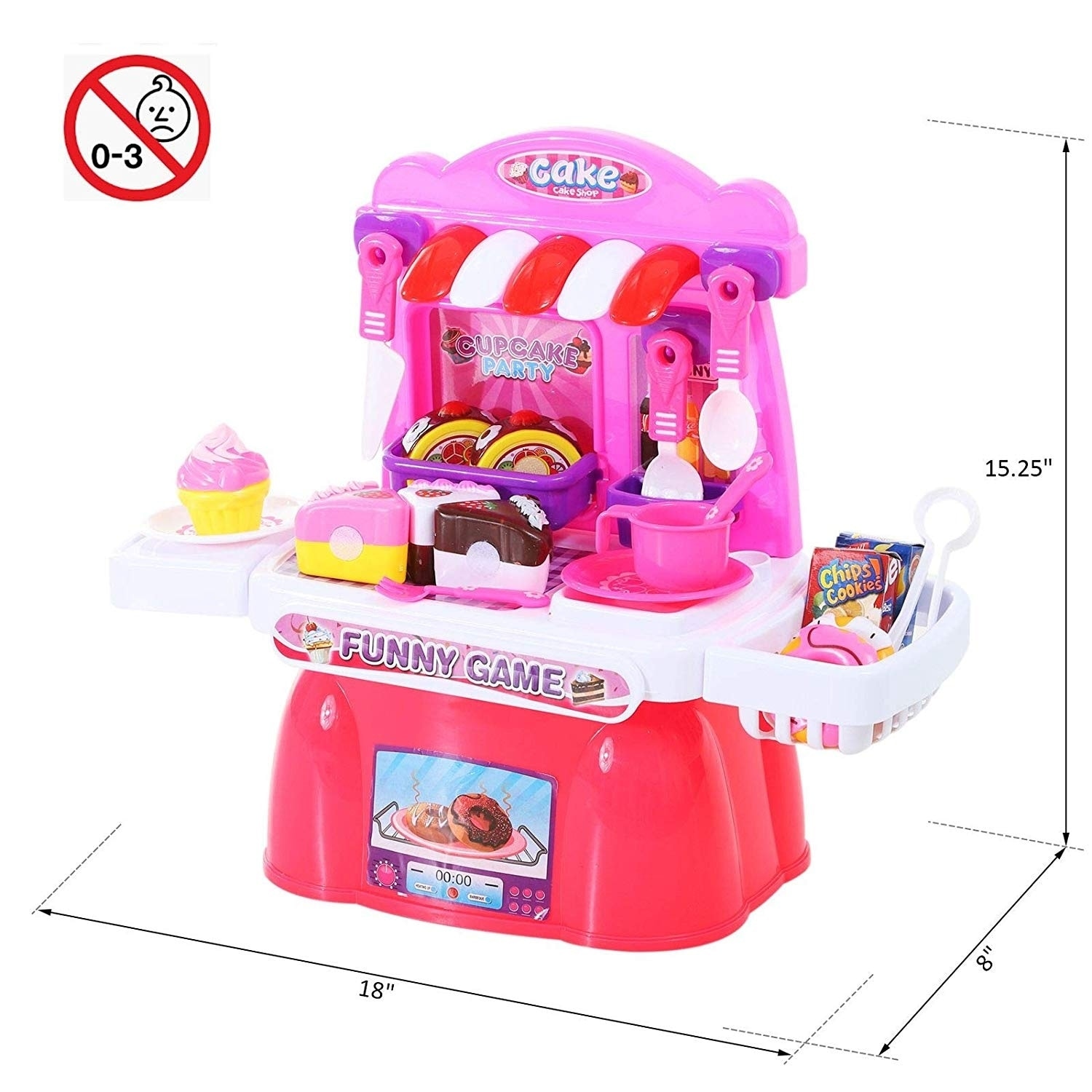 plastic food sets for play