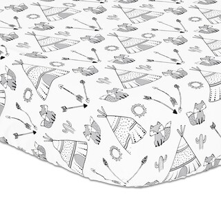 The Peanutshell Southwest Fitted Crib Sheet