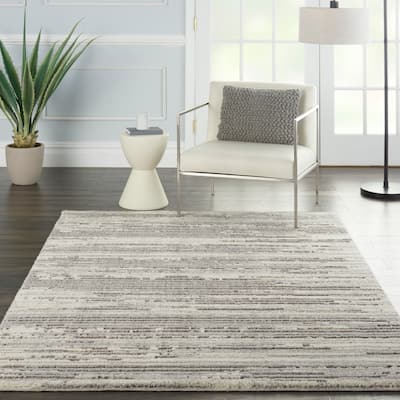 Nourison Textured Contemporary Abstract Area Rug
