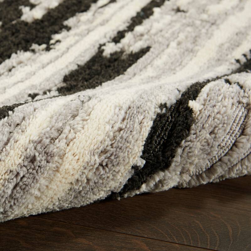 Nourison Textured Contemporary Abstract Area Rug