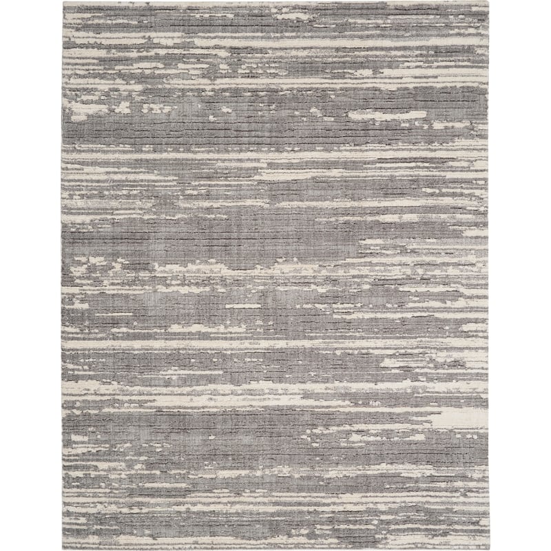 Nourison Textured Contemporary Abstract Area Rug
