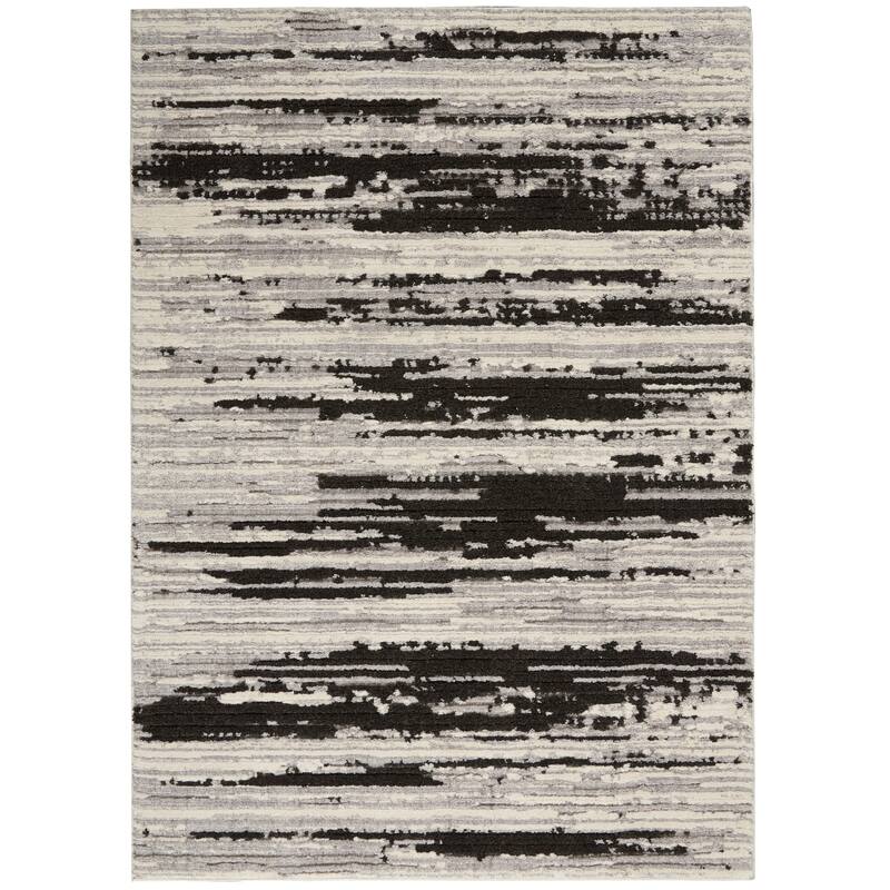 Nourison Textured Contemporary Abstract Area Rug