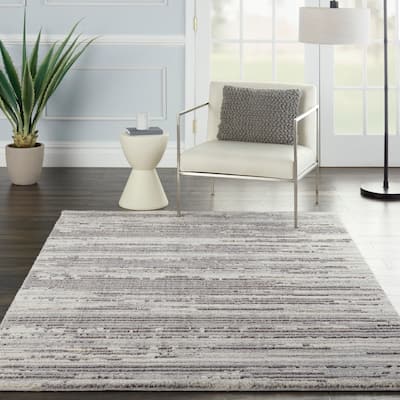 Nourison Textured Contemporary Abstract Area Rug