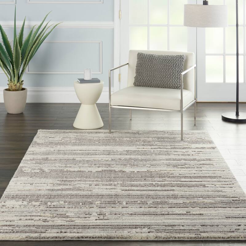Nourison Textured Contemporary Abstract Area Rug
