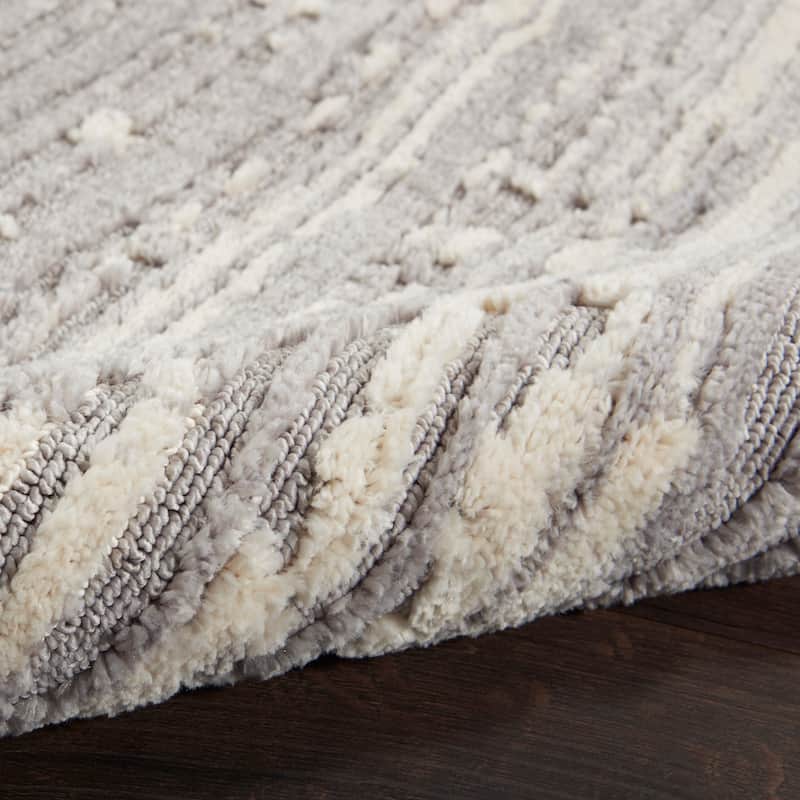 Nourison Textured Contemporary Abstract Area Rug
