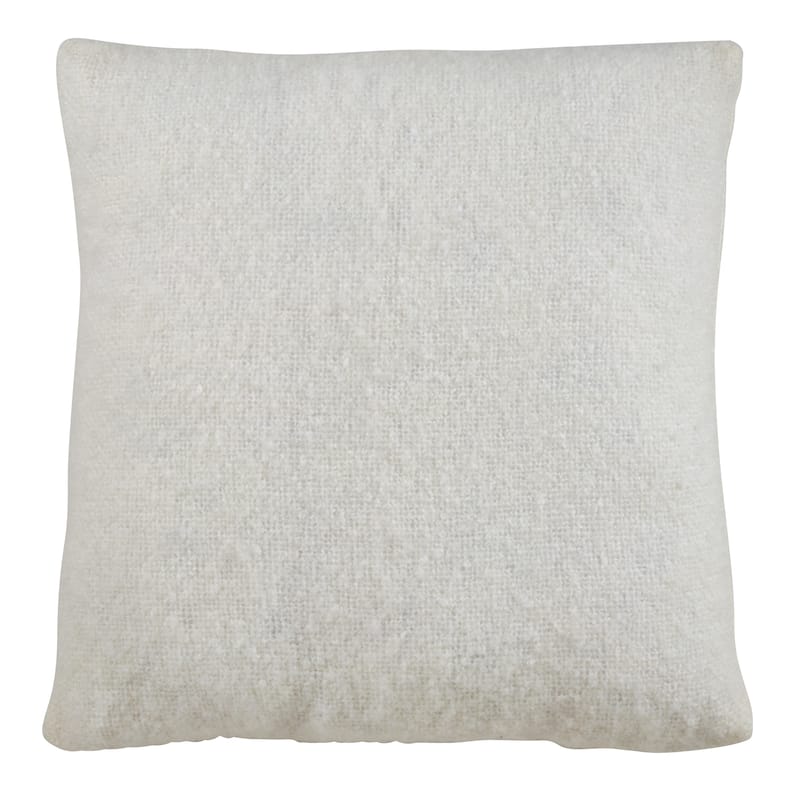 Faux Mohair Design Throw Pillow