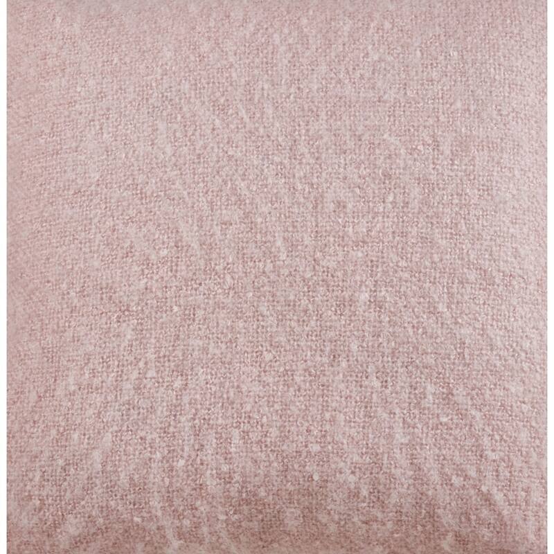 Faux Mohair Design Throw Pillow