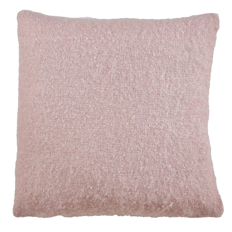 Faux Mohair Design Throw Pillow