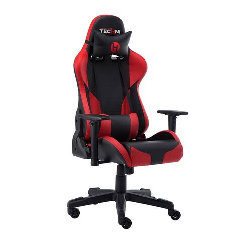 High Racer Style Gaming Chair Black and Red