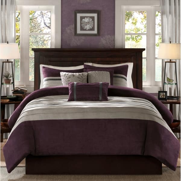 Shop Madison Park Teagan 6 Piece Faux Suede Duvet Cover Set On