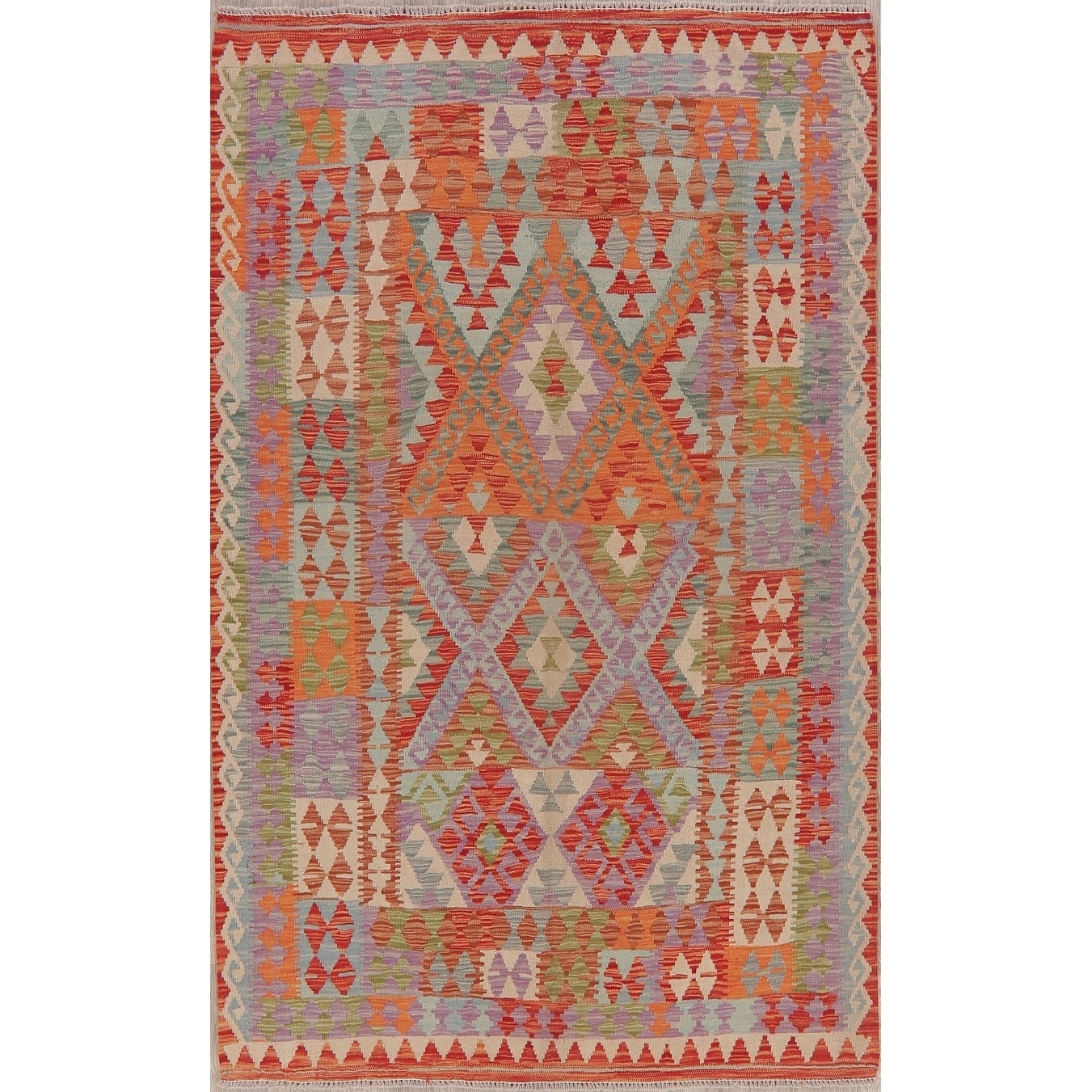 Shop For Pastel Flat Woven Southwestern Tribal Kilim Turkish Geometric Area Rug 6 8 X 4 11 Get Free Delivery On Everything At Overstock Your Online Home Decor Store Get 5 In Rewards With Club O 29766078