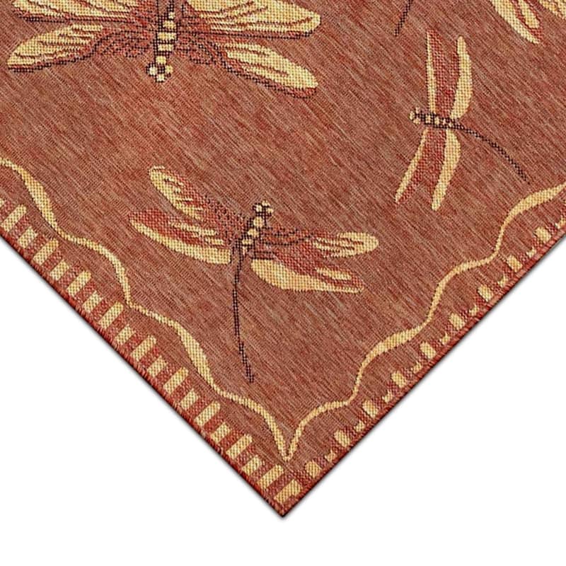 Liora Manne Carmel Dragonfly Indoor/Outdoor Rug