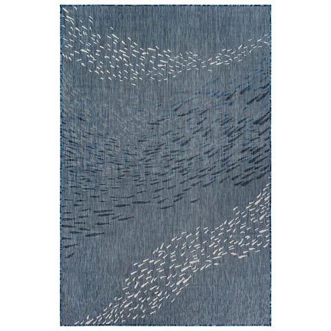 Liora Manne Carmel School Of Fish Indoor/Outdoor Area Rug