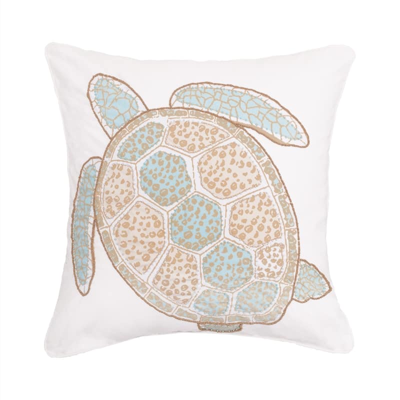 Hand Beaded Amber Sands Accent Decorative Accent Throw Pillow