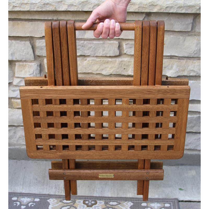 Eilaf Eucalyptus Folding Side Table by Havenside Home
