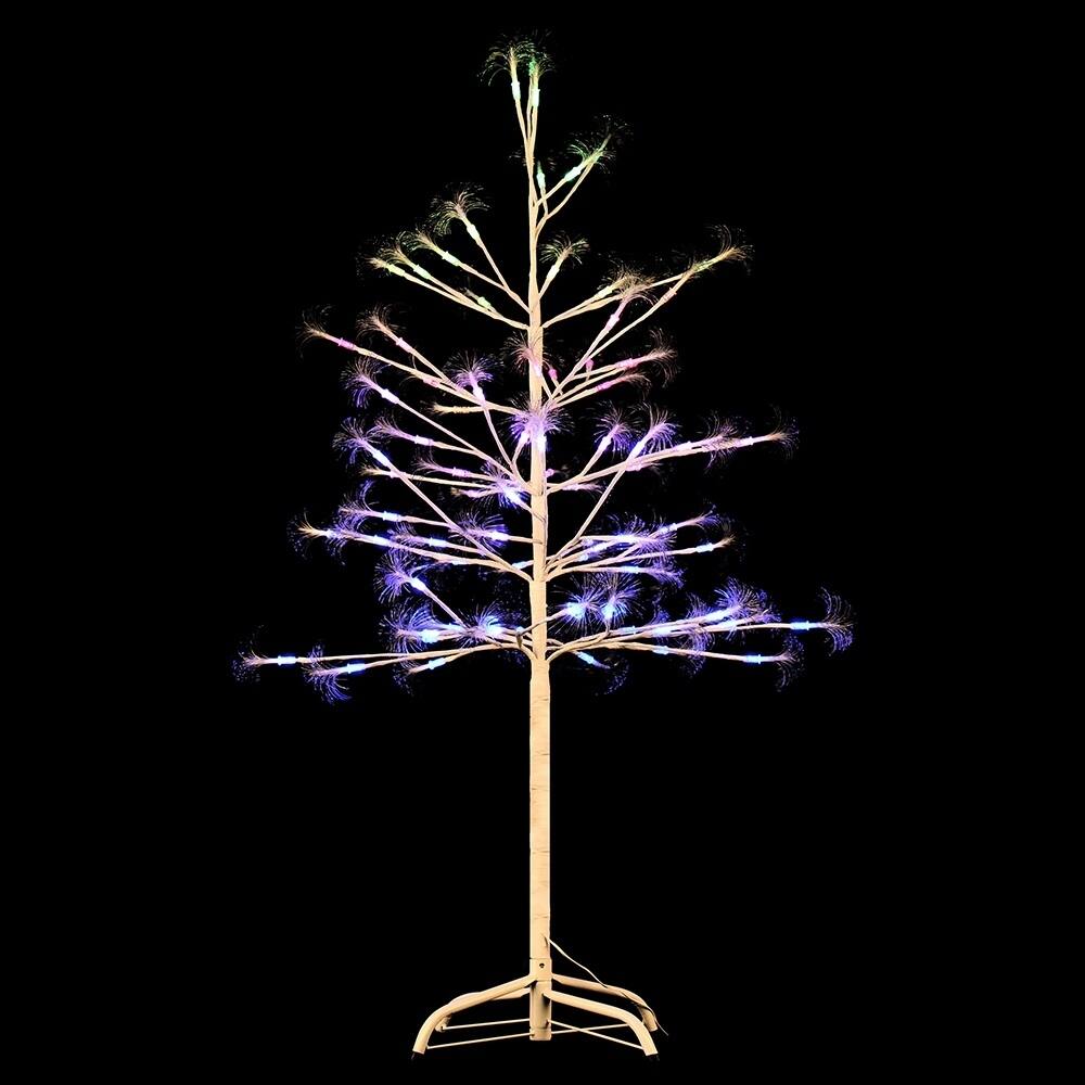 Kurt Adler 5-Foot Fiber Optic White Birch Tree
