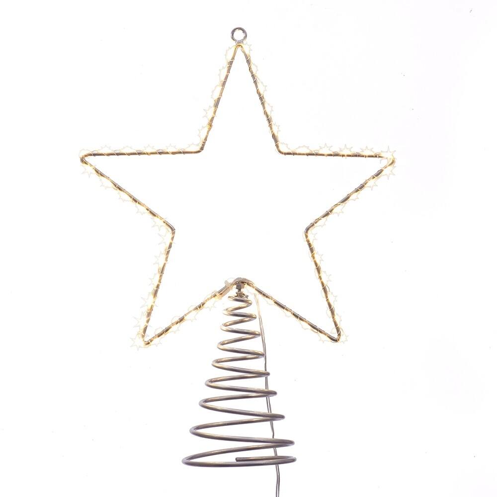 Kurt Adler 17.5-Inch Metal Lighted LED Star Treetop