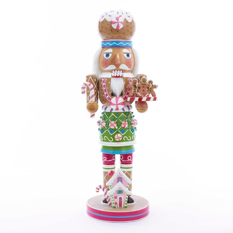 Kurt Adler 16-Inch Wooden Gingerbread Nutcracker