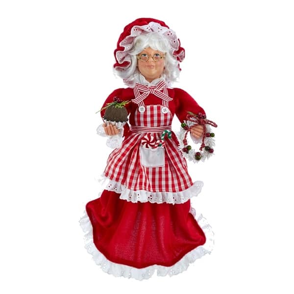 Kurt Adler 16.5-Inch Kringle Klaus Mrs. Claus with Apron - Bed Bath ...