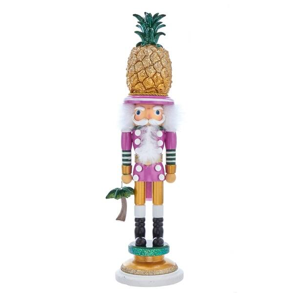Kurt Adler 19.5-Inch Hollywood™ Pineapple Hat Nutcracker - - 29768764
