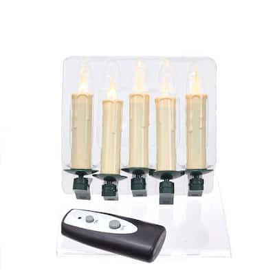 Kurt Adler Battery-Operated 5-Light Warm White LED Candle Light