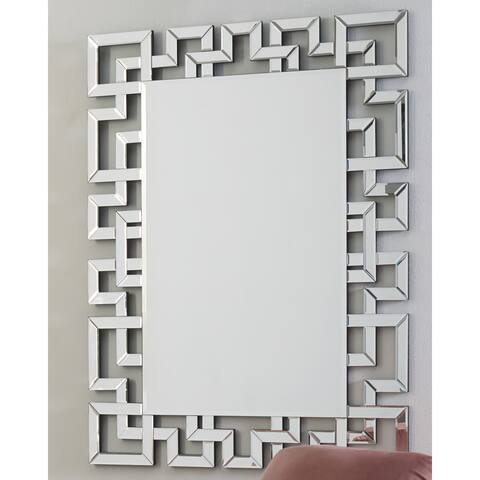 Jasna Contemporary Accent Mirror with Mirror Frame - 36" W x 0.62" D x 47.25" H
