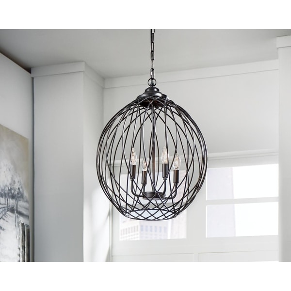 contemporary metal chandelier