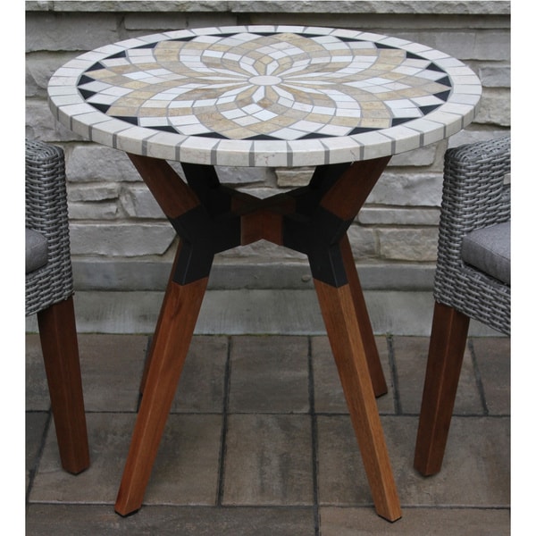 Mosaic top best sale bistro table