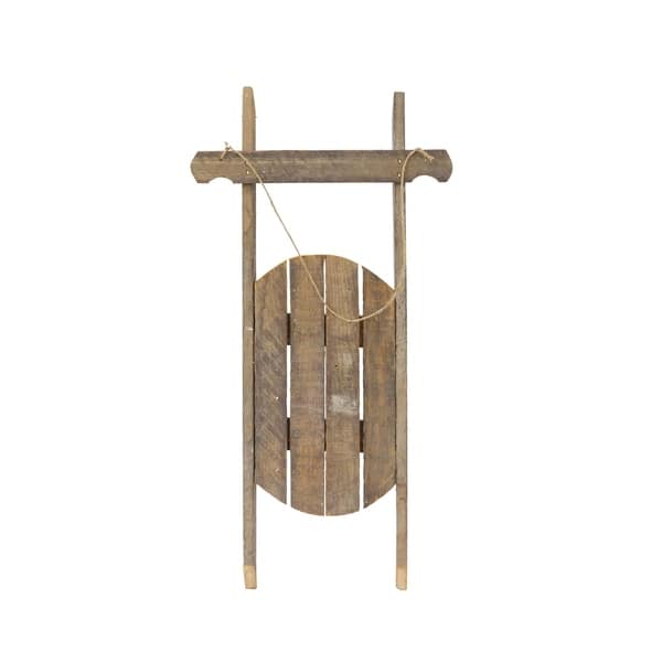 tobacco sled Sled Decoration in Tobacco Lath Board - Bed Bath & Beyond