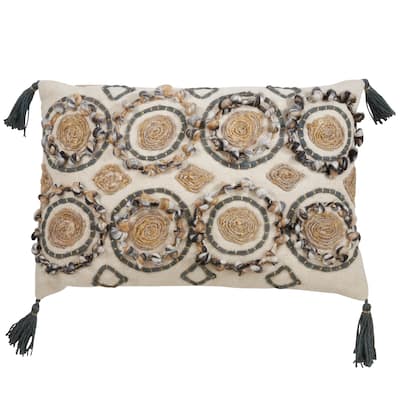 Contemporary Design Block Print Pillow