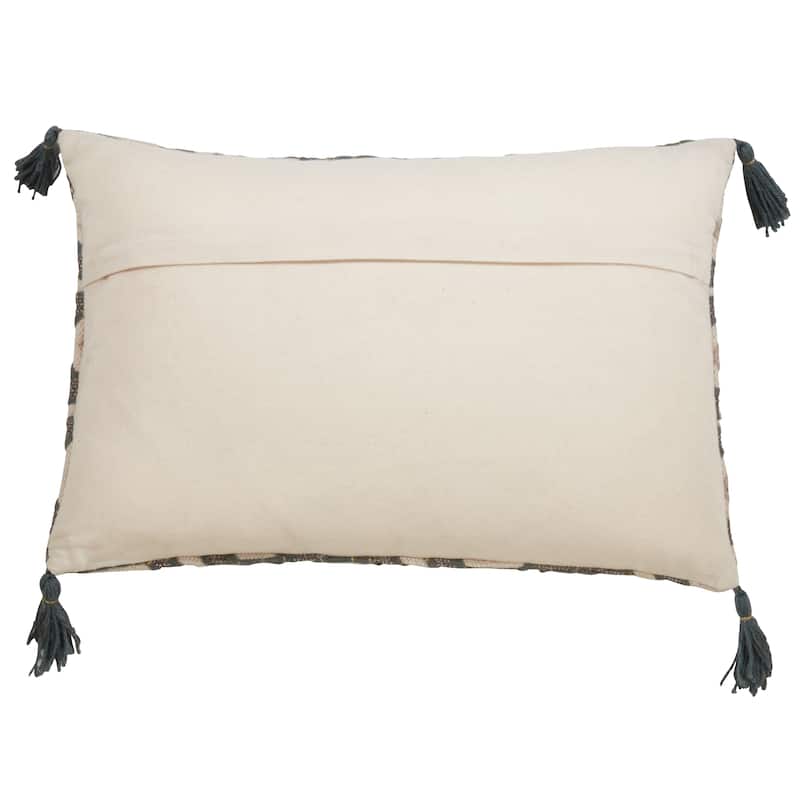 Modern Design Block Print Pillow