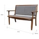 preview thumbnail 4 of 4, Eilaf Driftwood Grey Wicker & Eucalyptus Bench - N/A