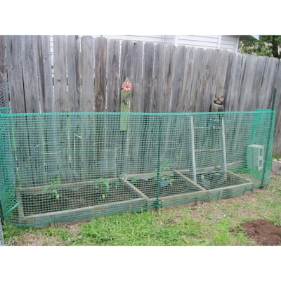 Green Plastic Garden Fence 40 in. x 25 ft.