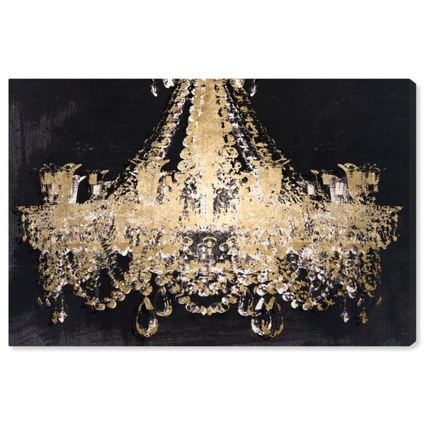 Oliver Gal 'Articles de Voyage Gold' Fashion and Glam Wall Art Canvas Print  - Gold, Black - On Sale - Bed Bath & Beyond - 28584921