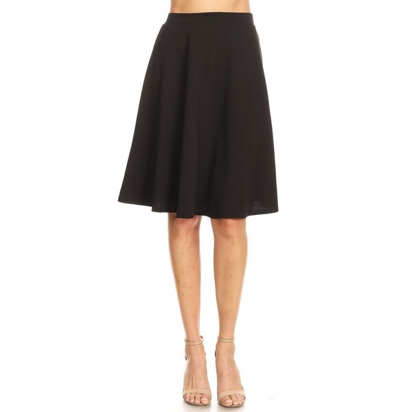 knee length skirts a line