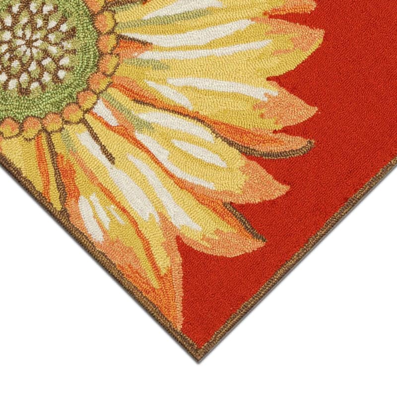 Liora Manne Frontporch Sunflower Indoor/Outdoor Mat