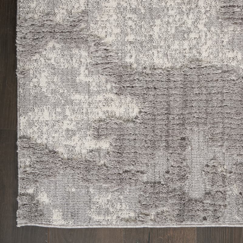 Nourison Textured Contemporary Abstract Area Rug