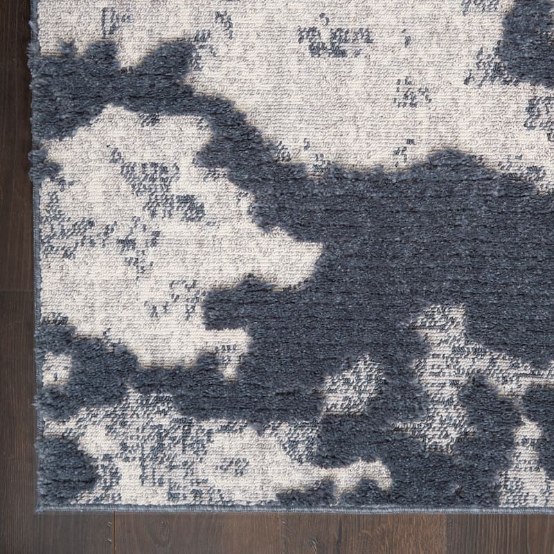 Nourison Textured Contemporary Abstract Area Rug