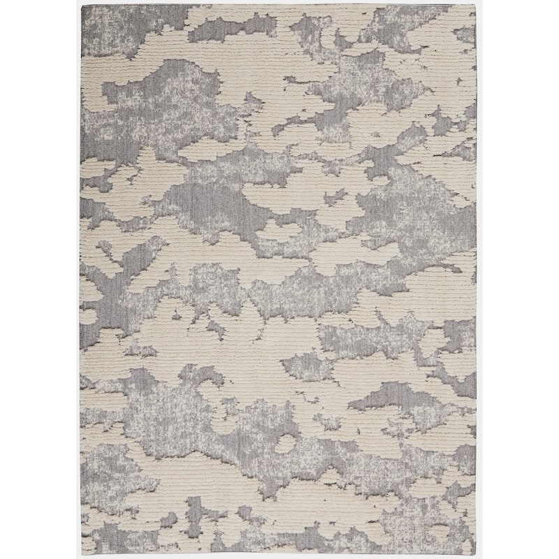 Nourison Textured Contemporary Abstract Area Rug