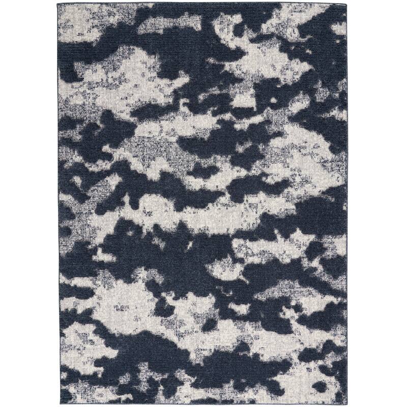 Nourison Textured Contemporary Abstract Area Rug