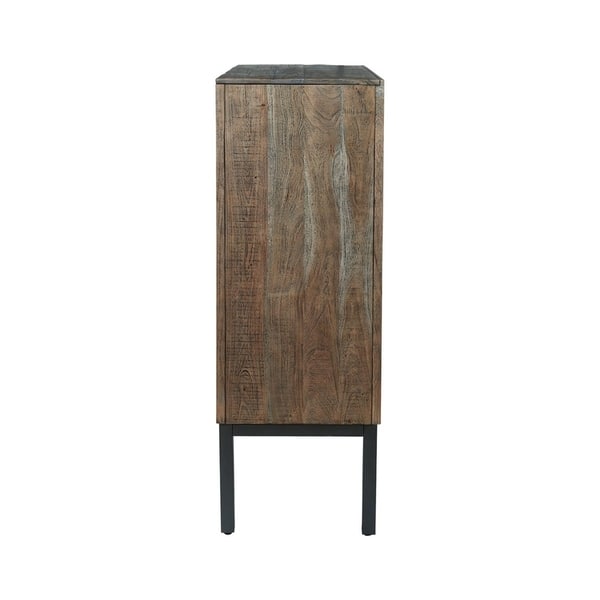 Shop Premridge Contemporary Bar Cabinet With Wine Glass And Bottle Storage Overstock 29772271