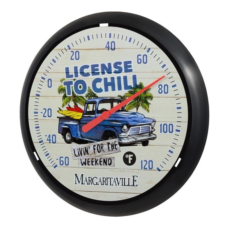 La Crosse 13.5 inch Margaritaville Analog Dial Thermometer